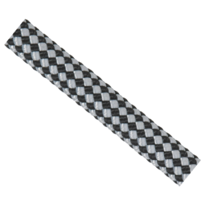 A SPEC-STATIC - 1/2 INCH checkered belt on a white background.