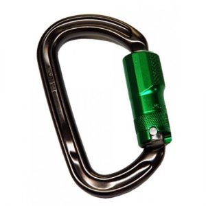 A 1137 YATES TRILOCK® ANSI HARNESS CARABINER on a white background.
