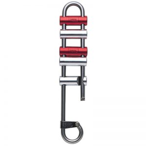 A red and black RACK lock on a white background.