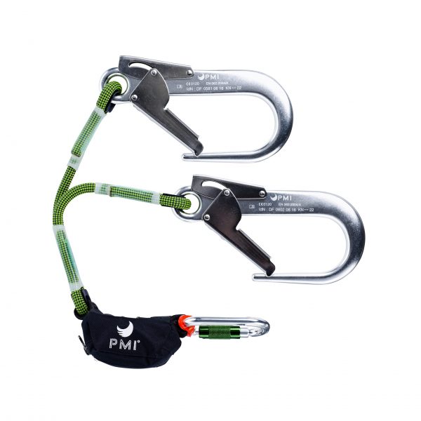 A pair of carabiners and a carabiner on a white background.