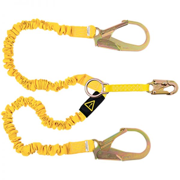 A pair of Model # TB1101L6 - TB Series of Tie-Back Lanyards with carabiners.