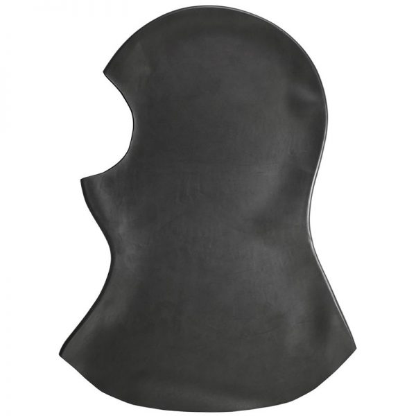 A LATEX HOOD on a white background.