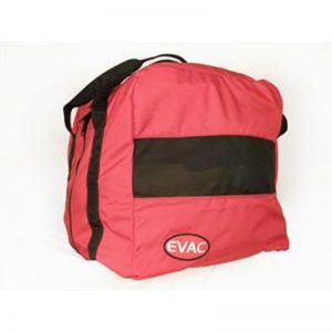 A red bag with the word EP044 SCBA PAK on it.
