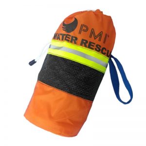 A PMI® Duffel with the words pmi water rescue on it.