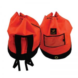 Two PMI® Duffel bags on a white background.