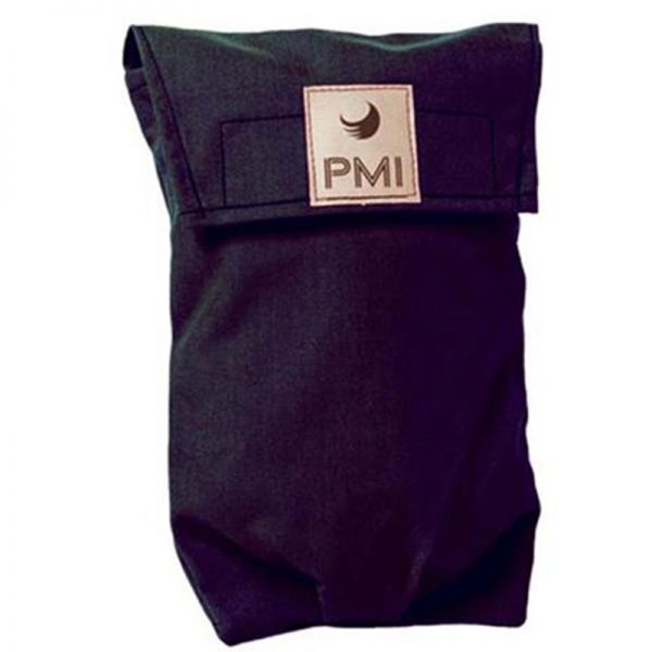 A black pouch with the word PMI® Personal Rope Bag on it.