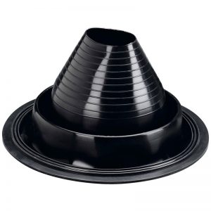 A black plastic ZIP SEAL - NECK, SILICONE (REPLACEMENT PART) bowl on a white background.