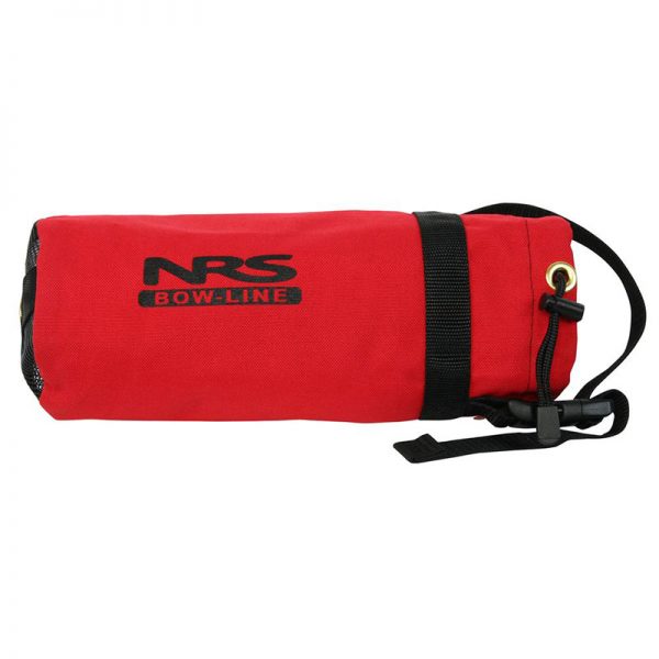 A red bag with the nrs logo on it.