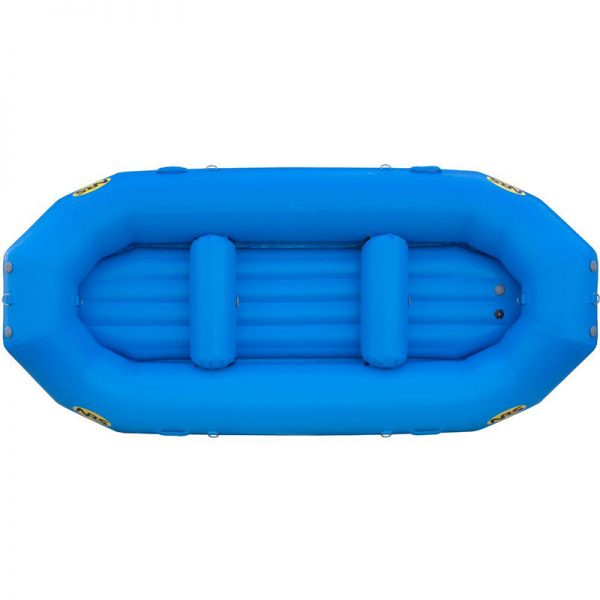 A NRS 12' Giant Slalom Self-Bailing Raft on a white background.