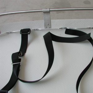 A Cascade Abrasion Guard is attached to the side of a bed.