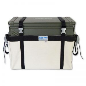 A Down River Xtra Duty Rocket Box Sling with black straps.