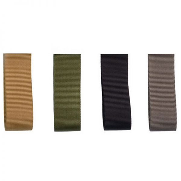 Four different colored SKEDCO Combat Utility Belts on a white background.