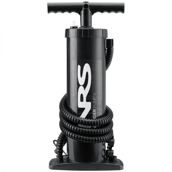 A black NRS Wonder Pump 6 with a hose attached to it.