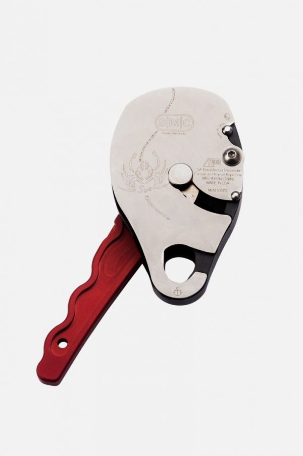 A SV2 Basal Anchor Descender with a red handle on a white background.