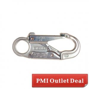 A Pensafe™ Steel Snap Hook with the word pmi outlet deal.