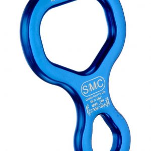 A Mountaineering 8 climbing carabiner on a white background.