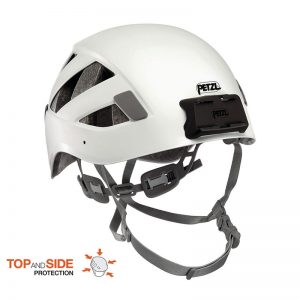 Petzl white safety helmet
