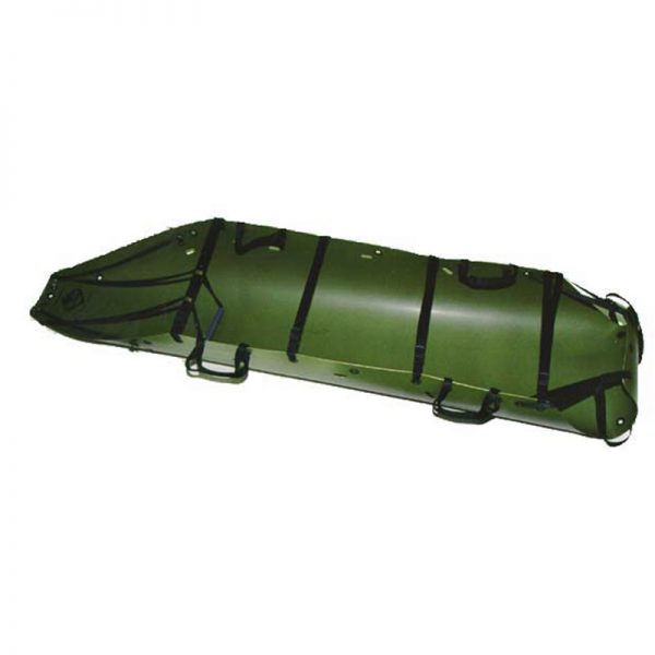 A Sked® Stretcher – OD Green – Stretcher Body Only on a white background.