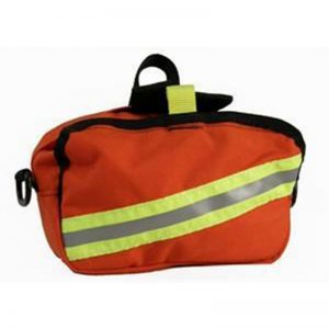 EP401I - MODEL I PERSONAL ESCAPE PAK: A small orange bag with a reflective stripe.