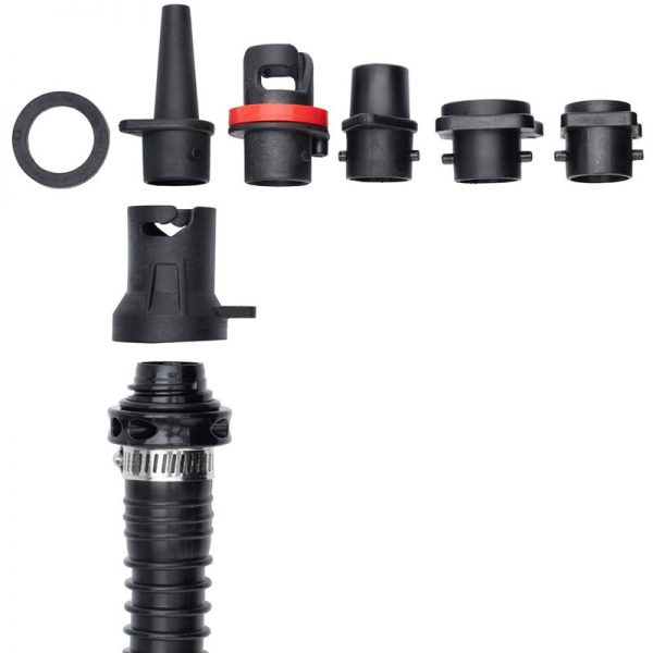 A set of NRS Super Pump connectors and fittings.