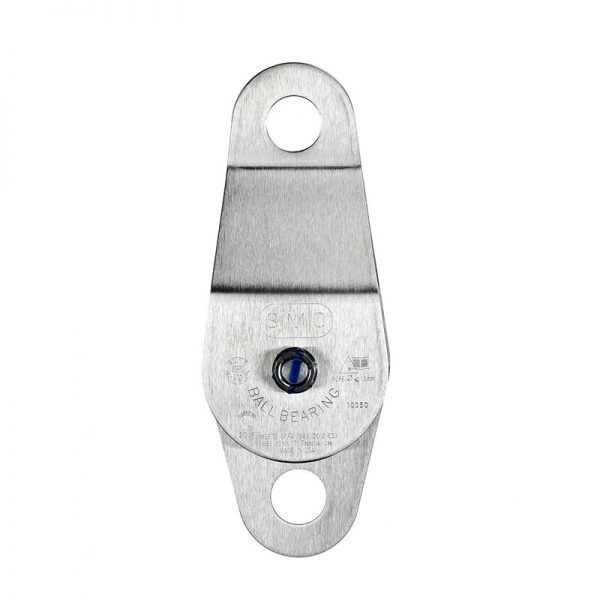 A 2" SMC/ RA Double Stainless Steel Pulley on a white background.