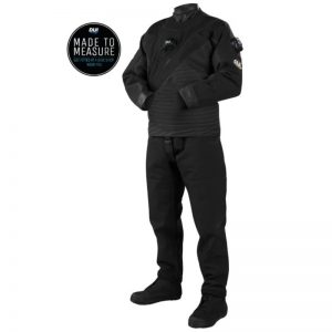 A CF200X drysuit with a badge on it.