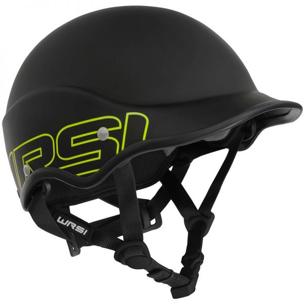 A black helmet with the word rsi on it.