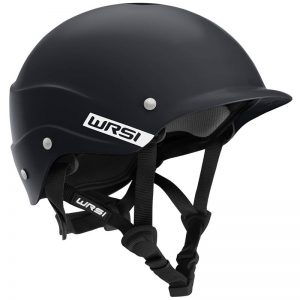 A black helmet with the word wsi on it.