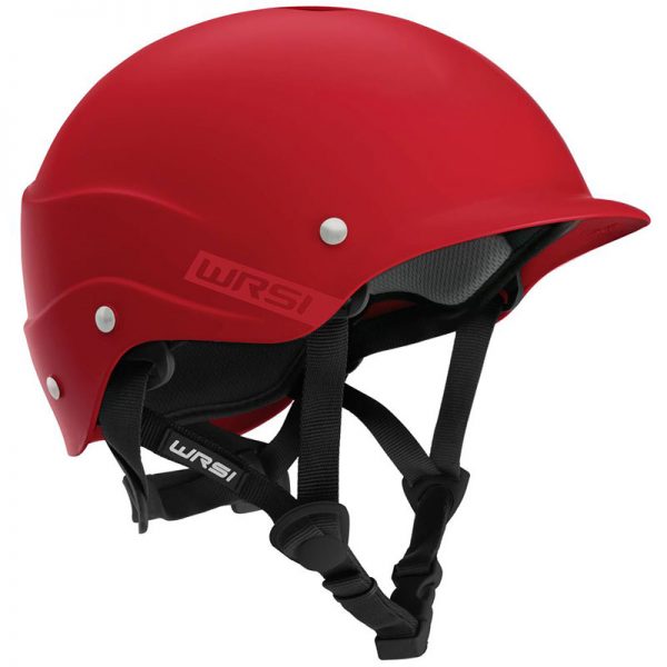 A red helmet on a white background.