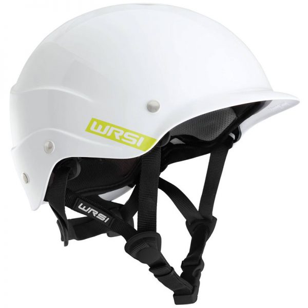 A white helmet on a white background.