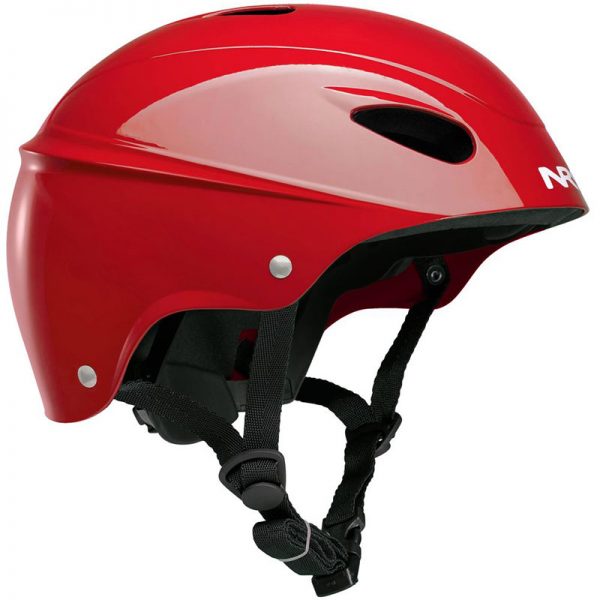 A red helmet on a white background.