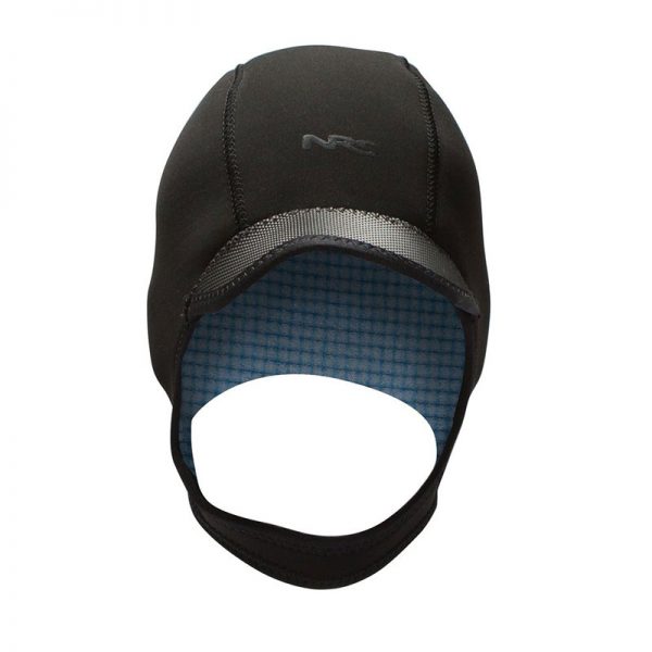 A NRS HydroSkin 0.5 Helmet Liner with a checkered pattern.