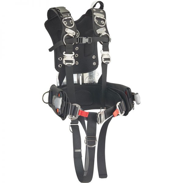 A PUBLIC SAFETY HARNESS COMPLETE W/ WEIGHT POCKETS on a white background.