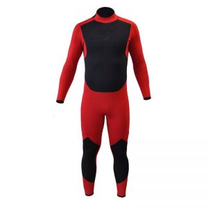 AquaFlex Jump Red/Black - 5/3MM wetsuit on a white background.