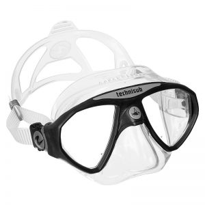 A Micromask - Black/Clear Silicone on a white background.
