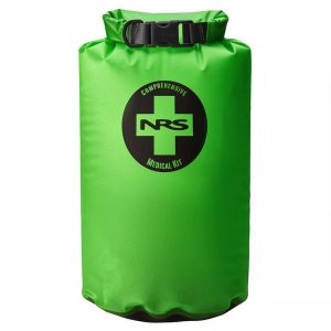 The NRS Paddler Medical Kit is green and black.