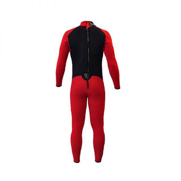 An AquaFlex Jump Red/Black - 5/3MM wetsuit on a white background.