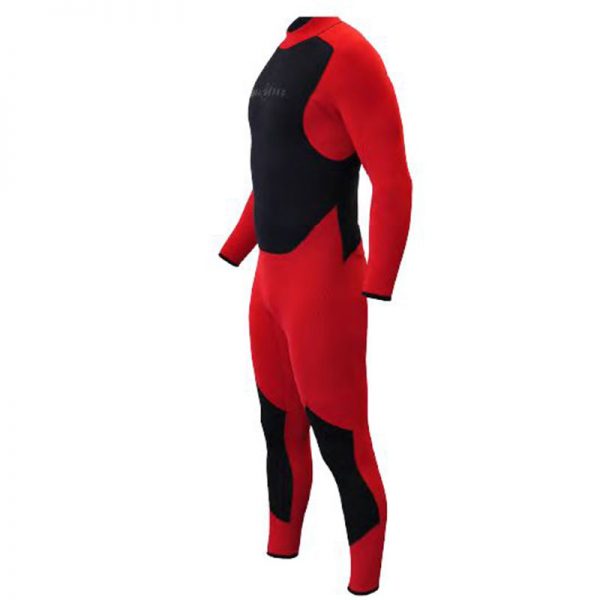 The AquaFlex Jump Red/Black - 5/3MM wetsuit on a white background.