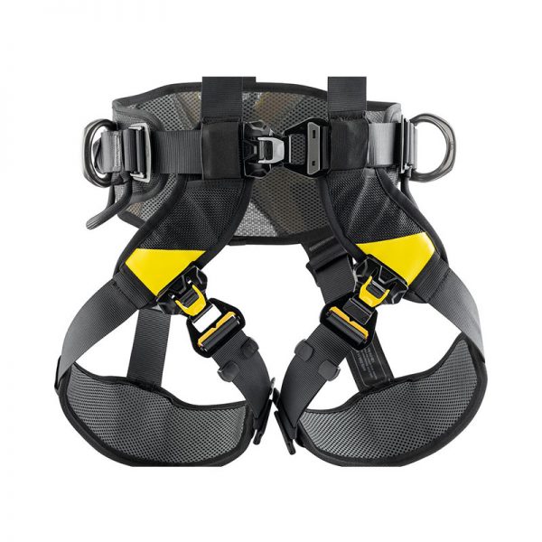 A VOLT® international version black and yellow harness.
