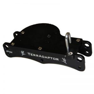 A black bracket with the Cotter Pins for TerrAdaptor™ (9pk) on it.