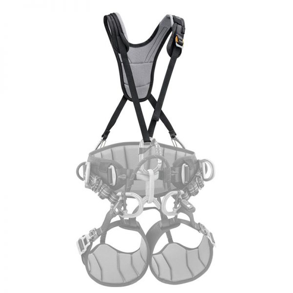A harness with two VOLT® international versions attached to it.