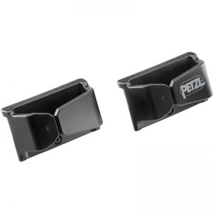 Two black plastic PITAGOR holders on a white background.