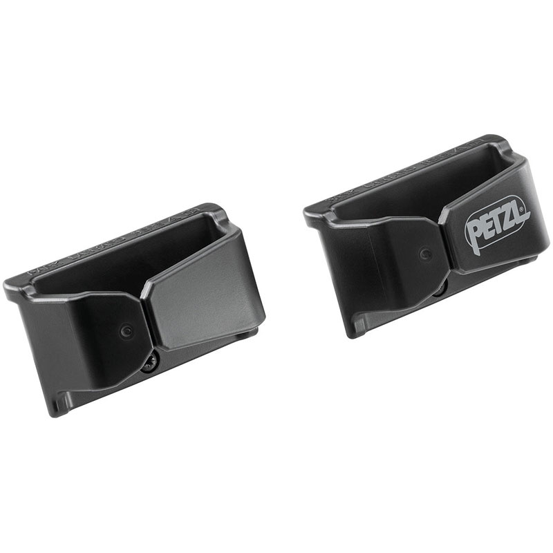 Two black plastic PITAGOR holders on a white background.