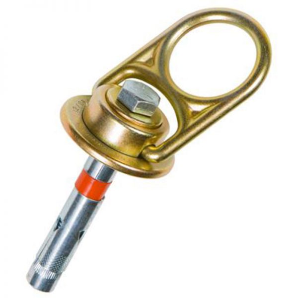 A PMI® General Use Anchor Sling Steel D-ring on both ends with an orange ring on it.