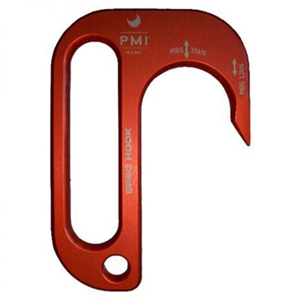 A PMI® General Use Anchor Sling Steel D-ring on both ends on a white background.