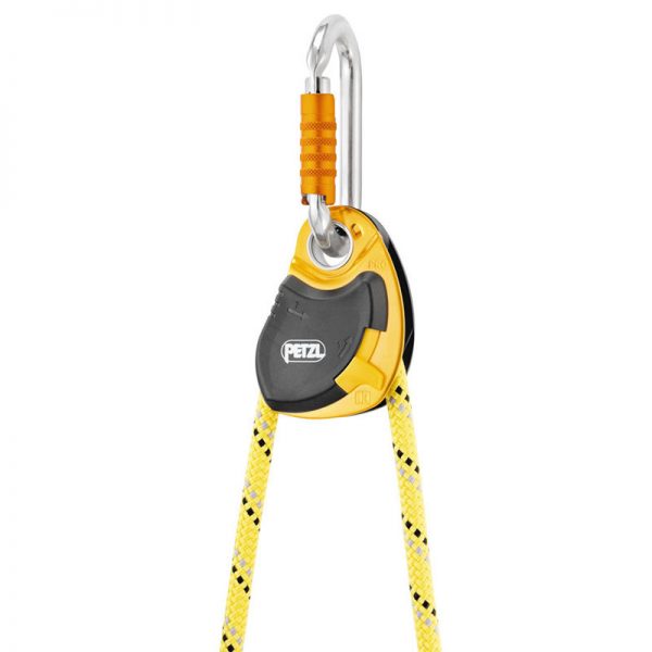 A yellow and black PRO TRAXION is attached to a yellow hook.