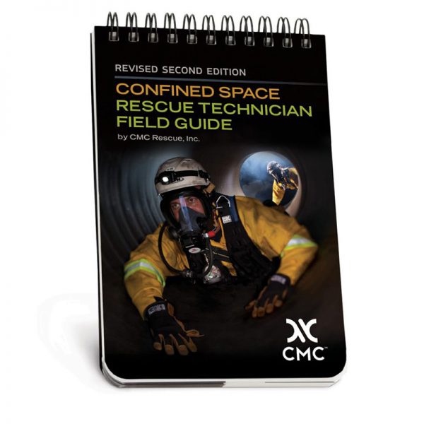 A book with the title FIELD GUIDE, CONFINED SPACE, CMC.