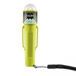 A flashlight with a cord attached to it.