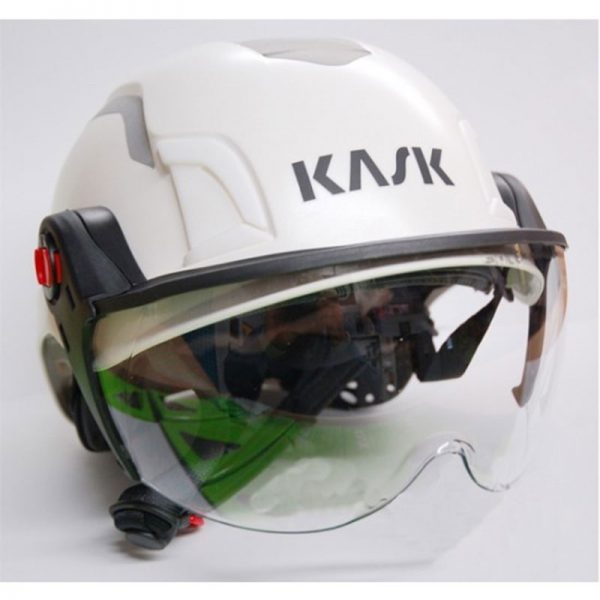 A helmet with the word kaik on it.