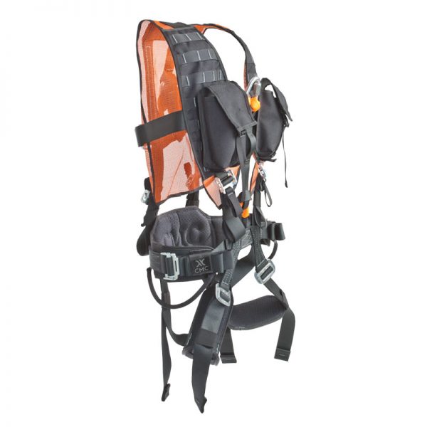 An orange and black HARNESS, UTILITY, CMC on a white background.